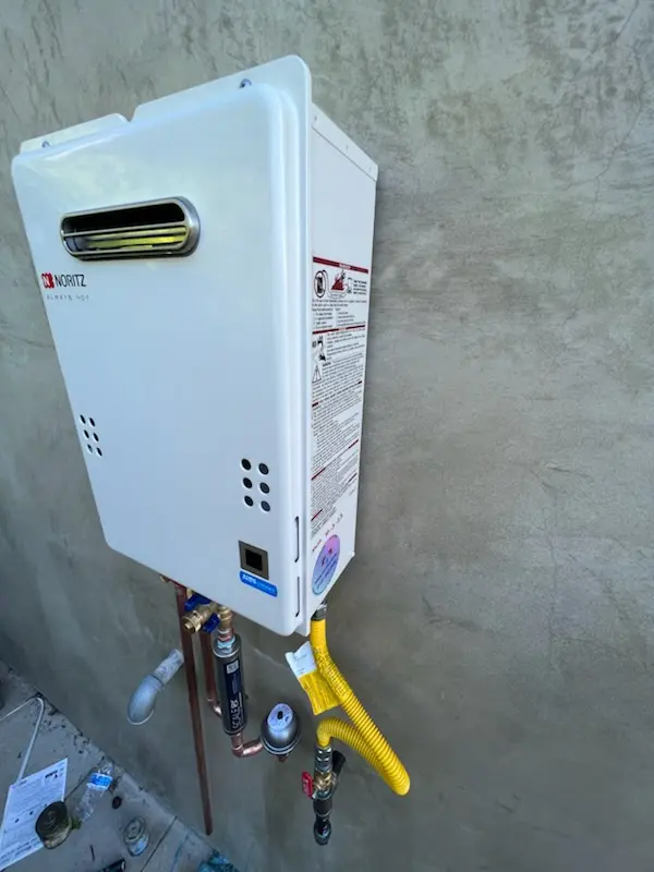 Tankless water heater installation for Morgantown homes